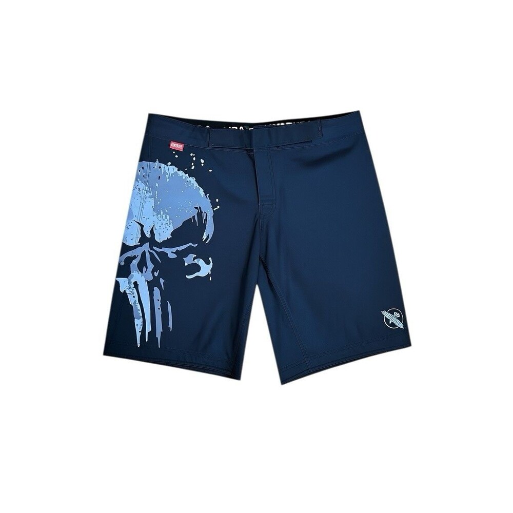 Hayabusa Mens Shorts Black Marvel Punisher Fight Training MMA Gym Graphics XL